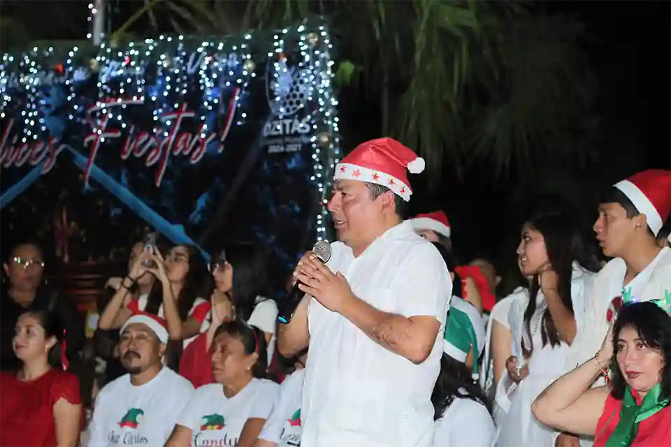 la magia de la navidad en Dzitás