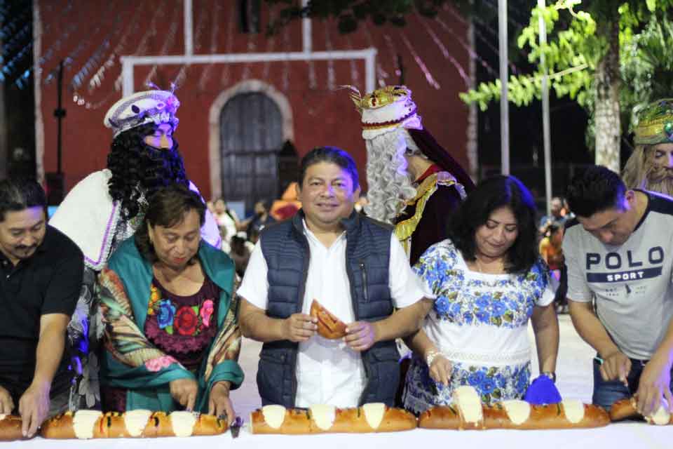 Rosca de reyes en Dzitás