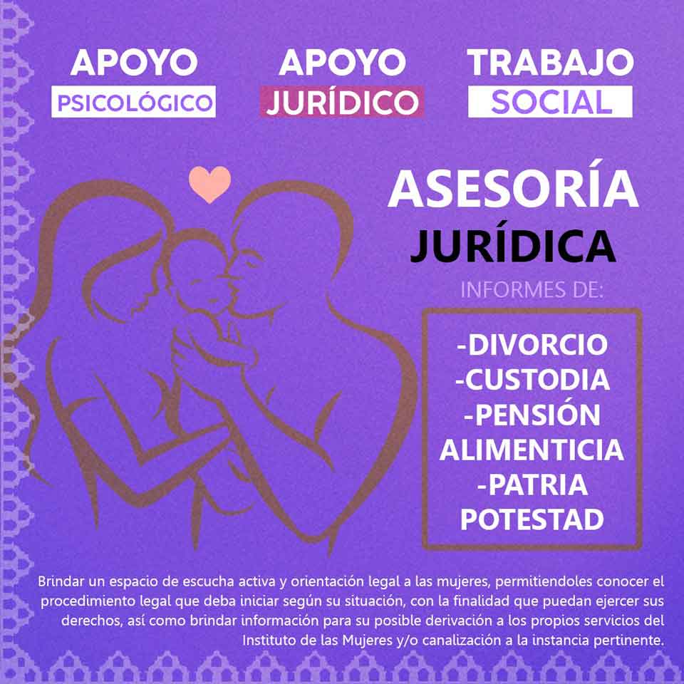 Instituto Municipal de la Mujer Dzitás Asesoría Jurídica