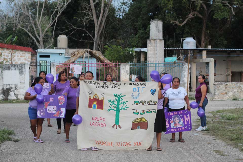 Día internacional de la mujer, Dzitás Yucatán