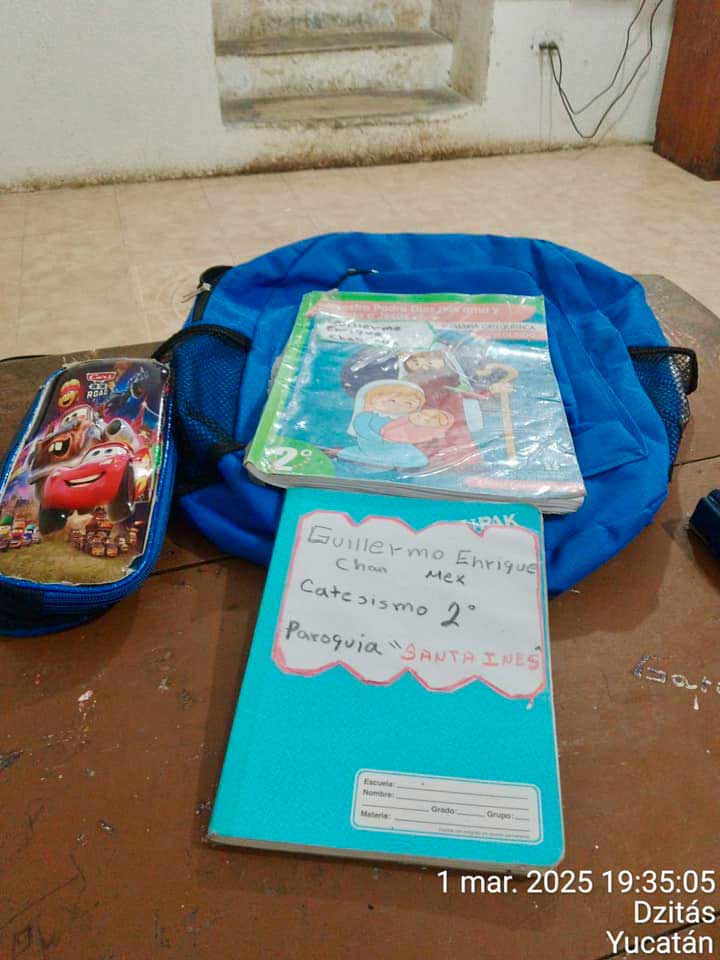 mochila extraviada