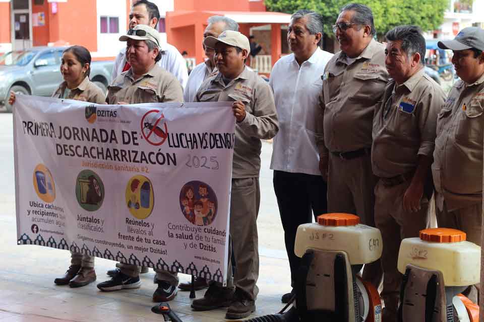 programa de descacharrizacion en Dzitás
