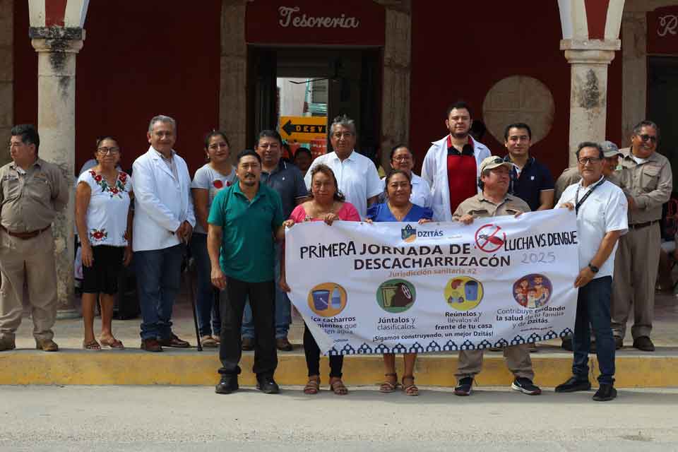 programa de descacharrizacion en Dzitás