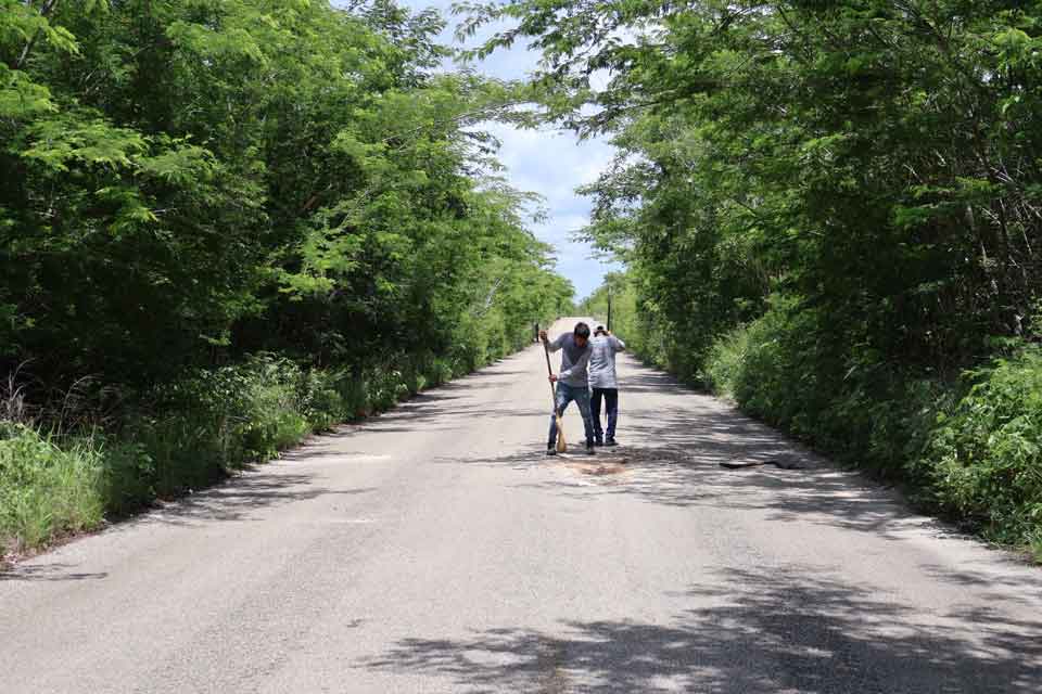 mejoras vialidad estatal incay dzitás