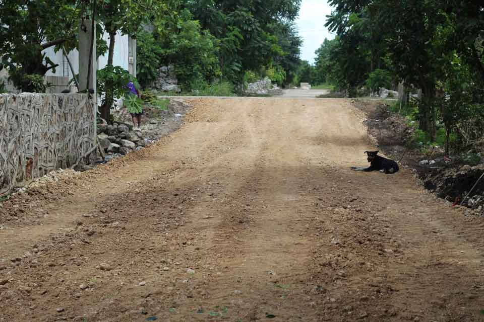 avanza pavimentacion colonia belem dzitas