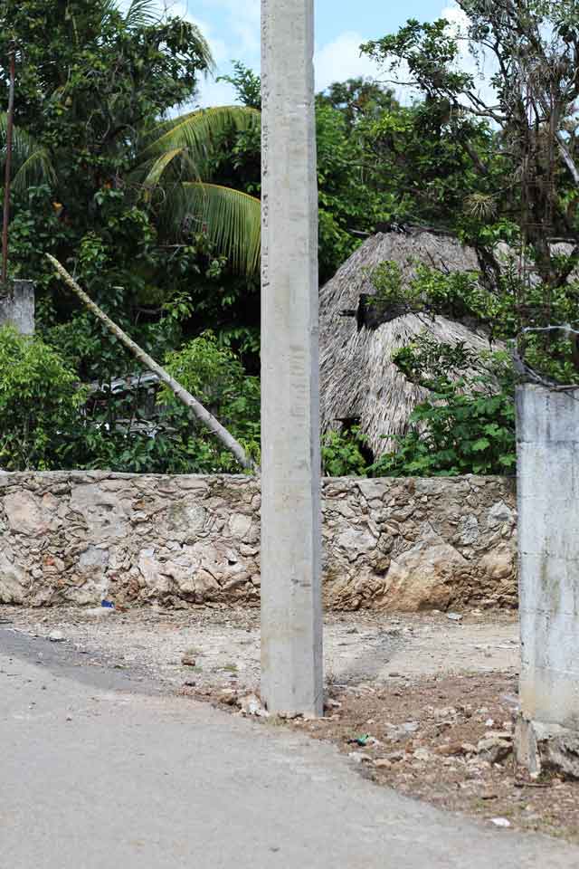 Cambio de poste Colonia Belem