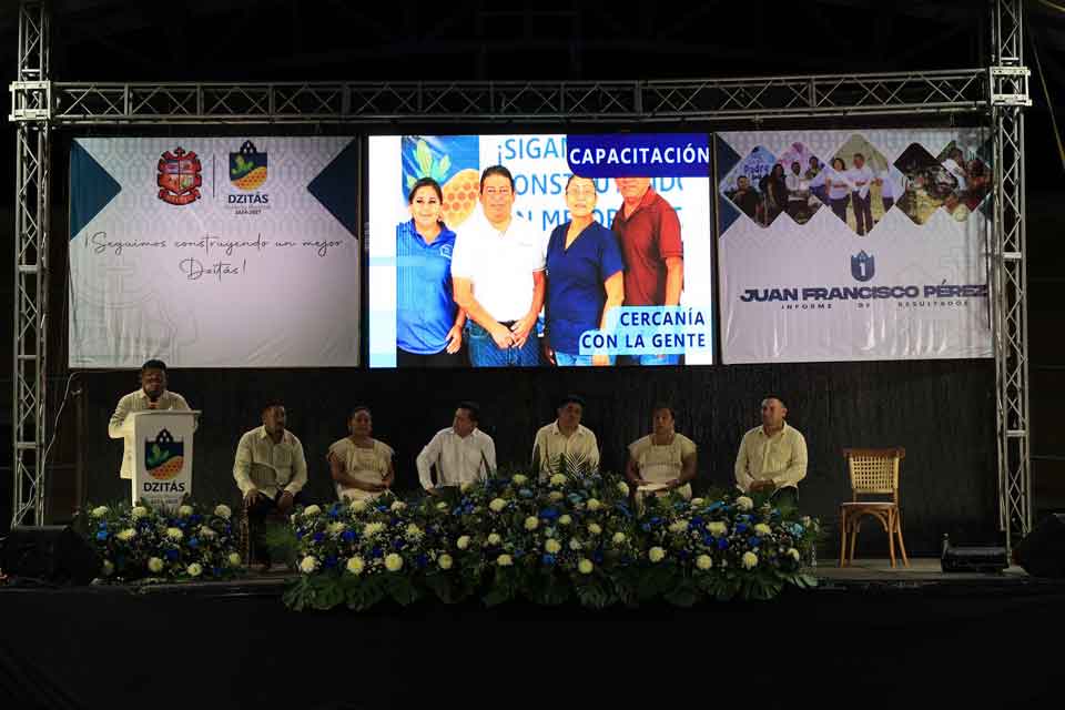 primer informe de gobierno Dzitas Yucatan