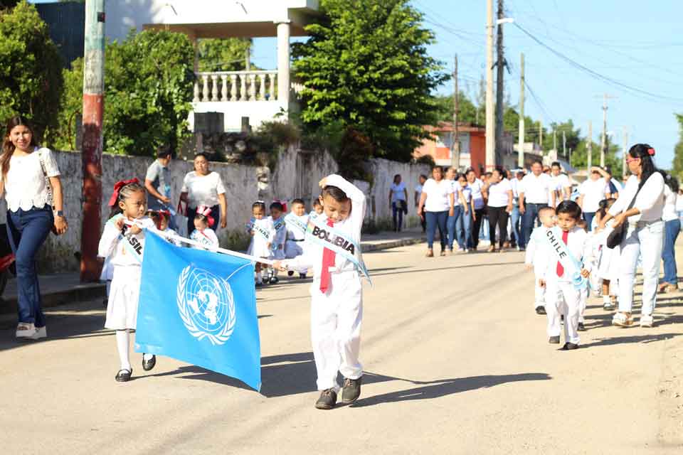 conmemoracion de la Onu en Dzitás