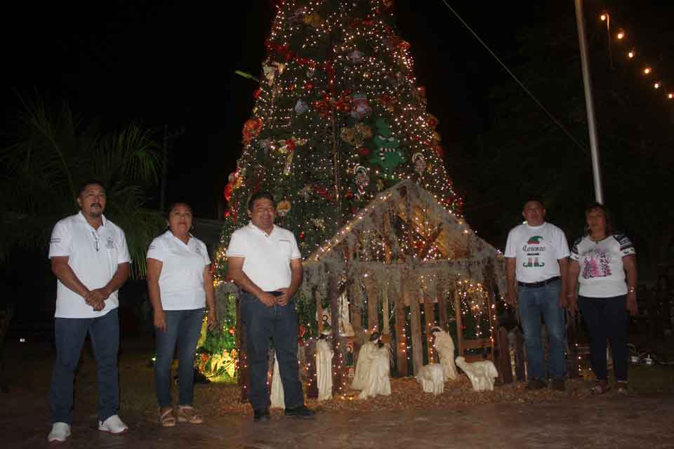 encendido navideño dzitás
