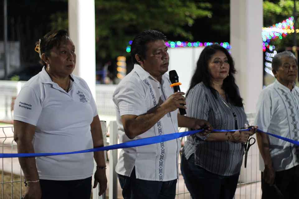 inauguracion parque infantil xocempich dzitás