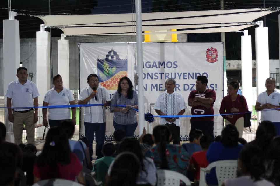 inauguracion parque infantil xocempich dzitás