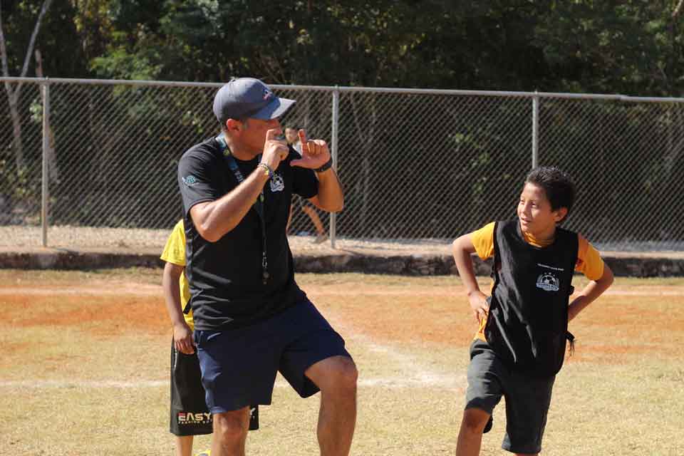 segundo dia clinica deportiva futbol dzitás
