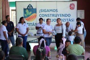 apoyo alimentario en Dzitás