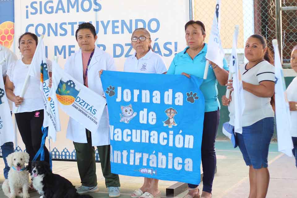 jornada de vacunación antirrabica Dzitás